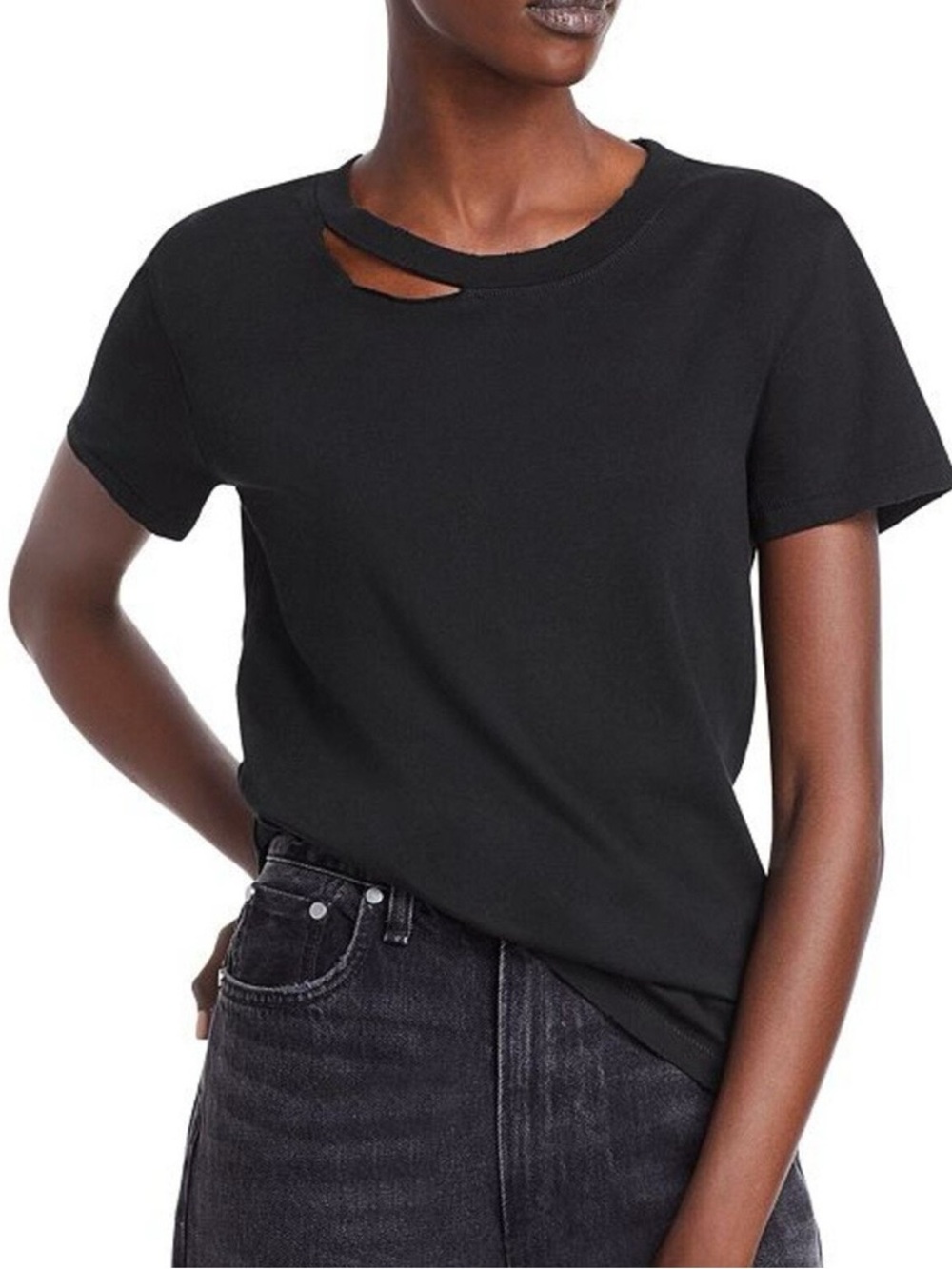 NWT N:Philanthropy Black Tee. Medium.